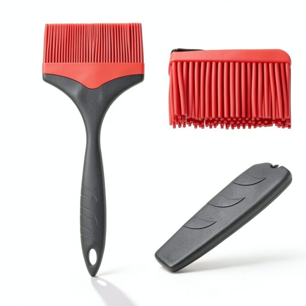 Tuyotue Grill Basting Brush Silicone Handle Dishwasher Safe-1