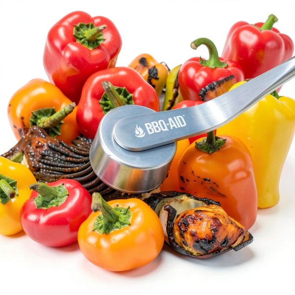 BBQ-Aid Basting Brush Silicone Wood Handle Dishwasher Safe-5