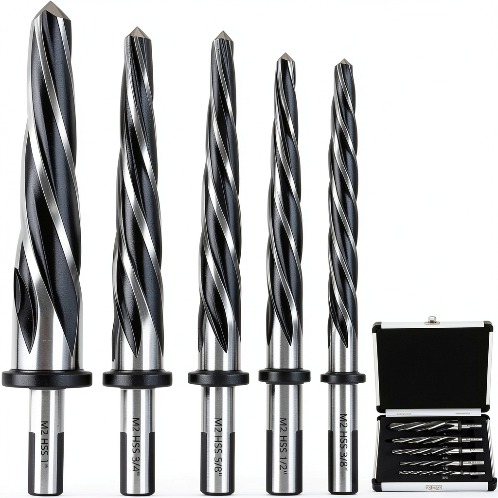 Topfurn Taper Chucking Reamer Set in use on a metal workpiece