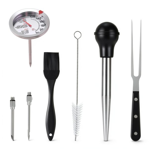 Relaxweex Grill Basting Brushes Stainless Steel Kitchen Set-1