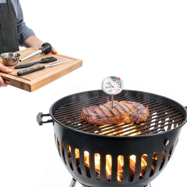Relaxweex Grill Basting Brushes Stainless Steel Kitchen Set-4