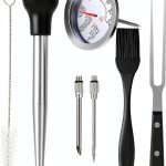 Relaxweex Grill Basting Brushes Stainless Steel Kitchen Set-0