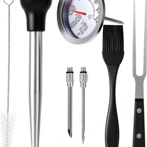 Relaxweex Grill Basting Brushes Stainless Steel Kitchen Set-0