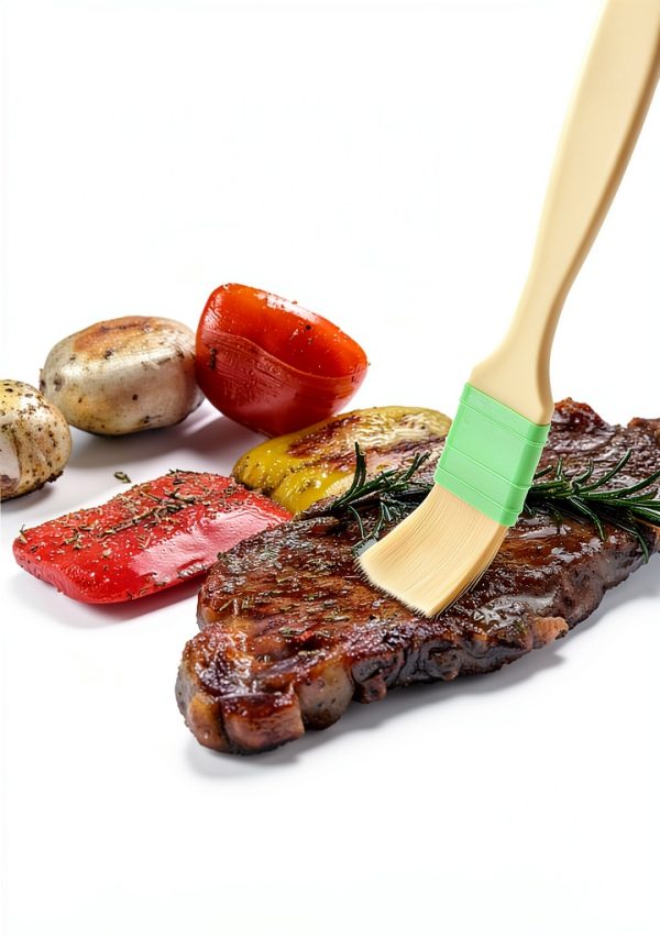 Grill Basting Brush Wood Handle ValueBargain Heat Resistant-6