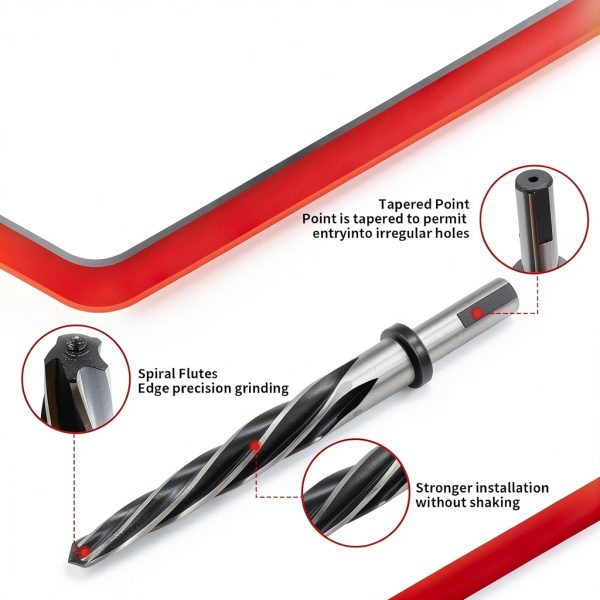 Nakkaa Bridge Reamer HSS Steel Construction Hole Alignment-2