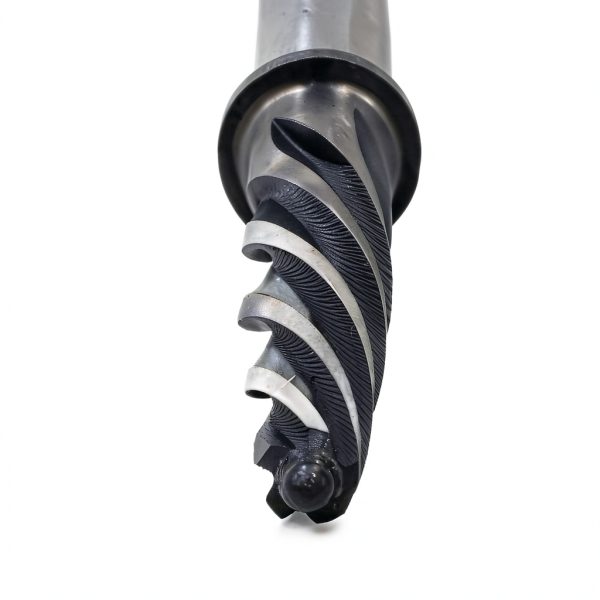 DAUERHAFT Reamer 5 Flute Spiral Groove M2 HSS Metal Tool-5