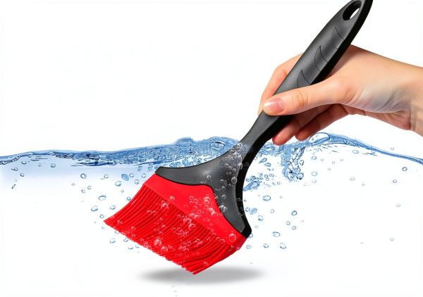 Tuyotue Grill Basting Brush Silicone Handle Dishwasher Safe-6