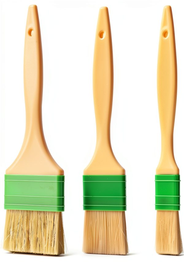 Grill Basting Brush Wood Handle ValueBargain Heat Resistant-0