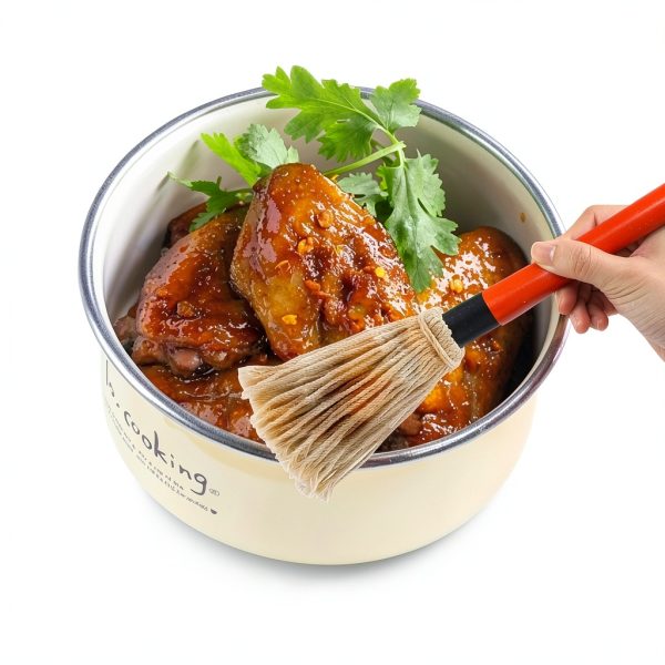 Grill Basting Brush Cotton Wood Handle Theuzi Barbecue Tool-5