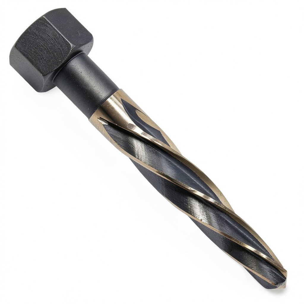 Drill America bridge reamer in use on a metal beam