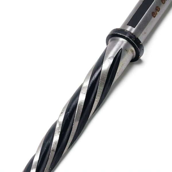 DAUERHAFT Reamer 5 Flute Spiral Groove M2 HSS Metal Tool-7