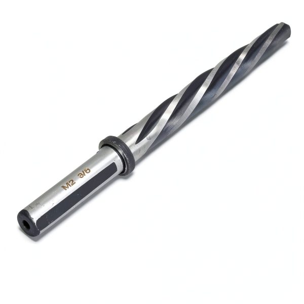 DAUERHAFT Reamer 5 Flute Spiral Groove M2 HSS Metal Tool-2