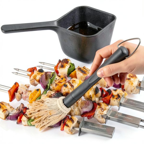 Cuisinart Cast Iron Grill Basting Brush Patio-1