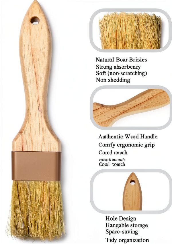 Boar Hair Basting Brush NXRACSH Patio-5