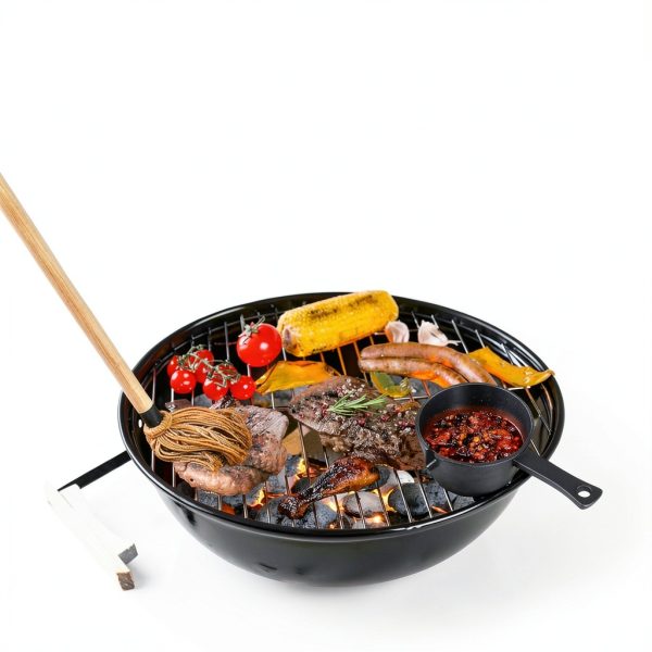 ZQDFLME Grill Basting Brushes Set Black BBQ-6