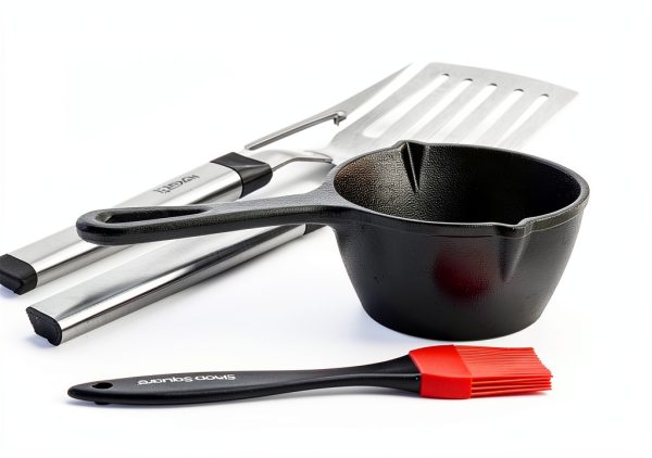 Cast Iron BBQ Basting Set by Shop Square Patio-2