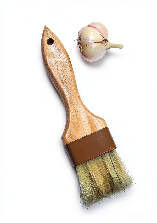 Pastry Brush NXRACSH 1.5 inch Boar Bristle Handle-0