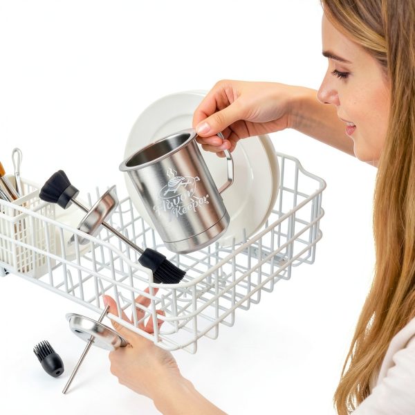 Dusor Stainless Steel Grill Basting Brush & Cup-6