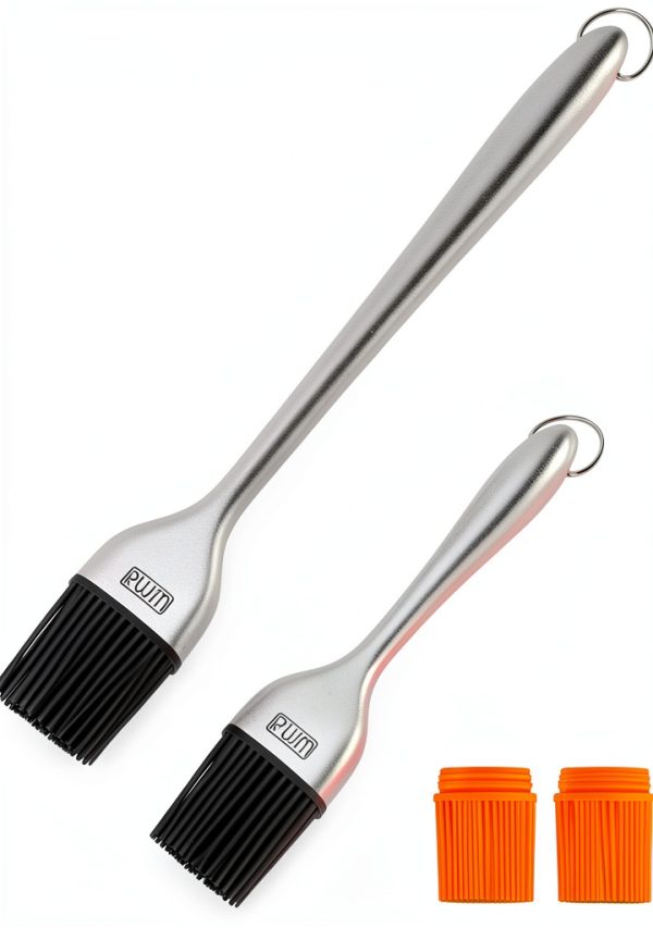 RWM Silicone Grill Basting Brush Stainless Steel-0