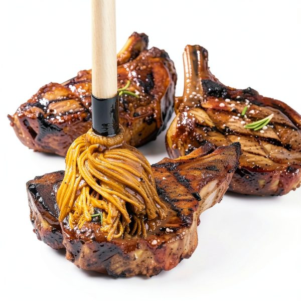 ZQDFLME Grill Basting Brushes Set Black BBQ-4
