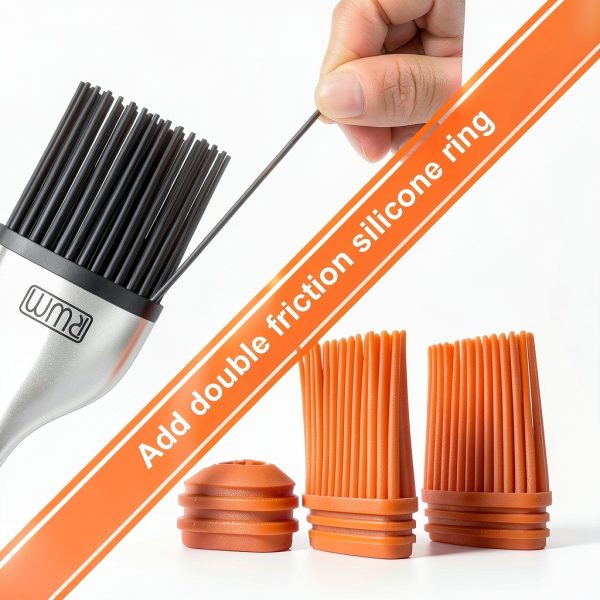 RWM Silicone Grill Basting Brush Stainless Steel-2