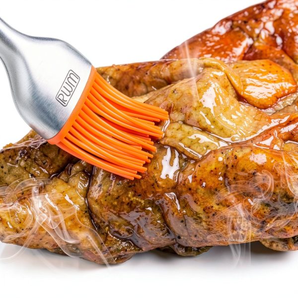 RWM Silicone Grill Basting Brush Stainless Steel-1
