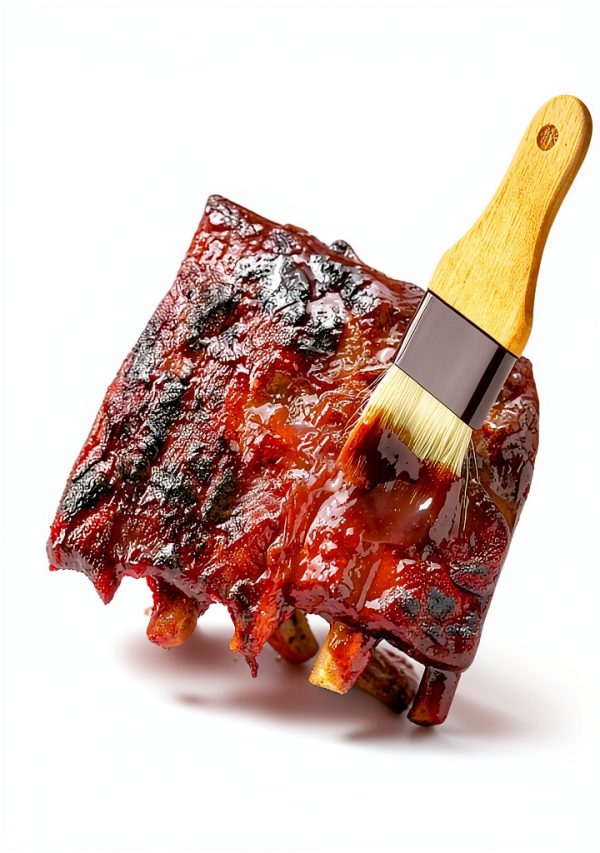 NXRACSH Boar Hair Pastry Brush 2in Wood Handle-5