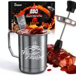 Dusor Stainless Steel Grill Basting Brush & Cup-0