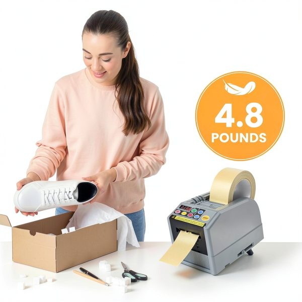 BEMPUS Automatic Tape Dispenser DEUS24 Gray 60mm Dual Tape-5