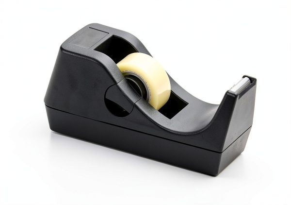1InTheOffice Tape Dispenser 2 Pack Non‑Slip Base, 1" Core, Easy Load –-4