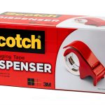 3M Scotch Heavy-Duty Tape Dispenser DP300-RD Red 3‑Inch Core-1