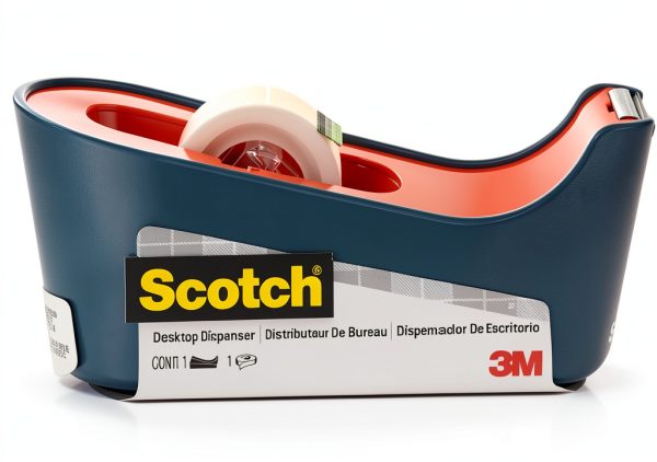 3M Scotch Mint Desktop Tape Dispenser Classic Style with 1 Inch Core-2