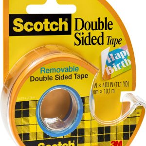 3M Scotch Clear Tape Dispenser with 2-Drawer Compact Unit 0.5in Core-0