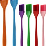 Cualork Silicone Grill Basting Brush Set 6 pcs Multicolor-0
