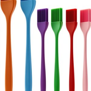 Cualork Silicone Grill Basting Brush Set 6 pcs Multicolor-0