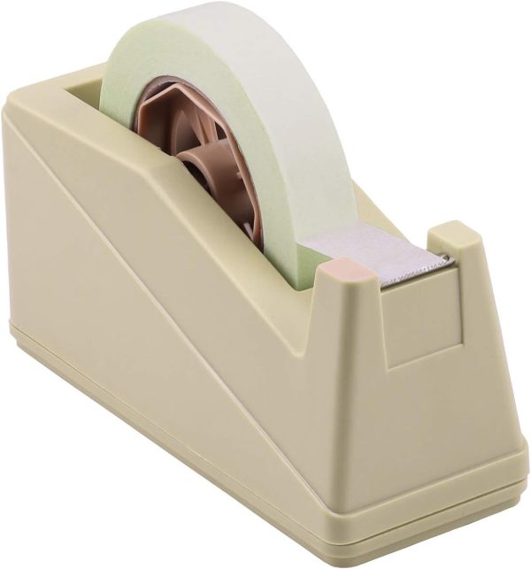 Lichamp Desktop Tape Dispenser Holder with Large 3 Inch Core for Masking, Heat Transfer, Painters, Freezer, Kitchen Tape-0