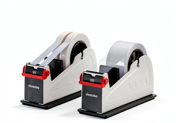 Heavy Duty 2-Inch Desktop Tape Dispenser Vimtoba Roll Base-1