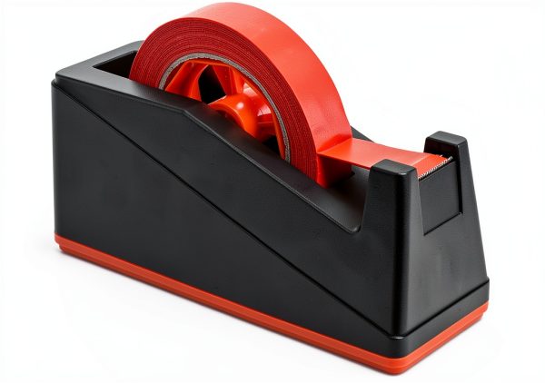Lichamp Desktop Tape Dispenser Holder with Large 3 Inch Core for Masking, Heat Transfer, Painters, Freezer and Kitchen Tape, 0128BK-0