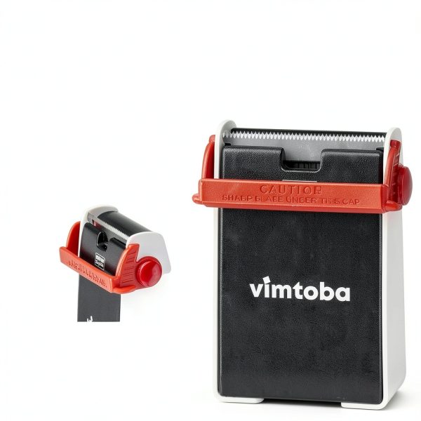 Heavy Duty 2-Inch Desktop Tape Dispenser Vimtoba Roll Base-3