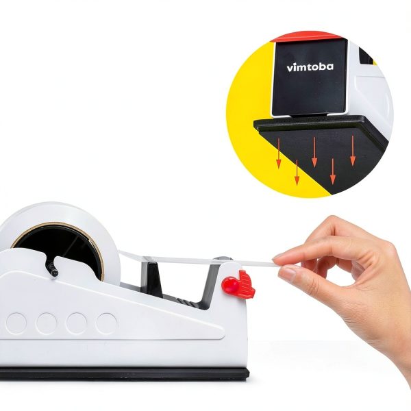 Heavy Duty 2-Inch Desktop Tape Dispenser Vimtoba Roll Base-2