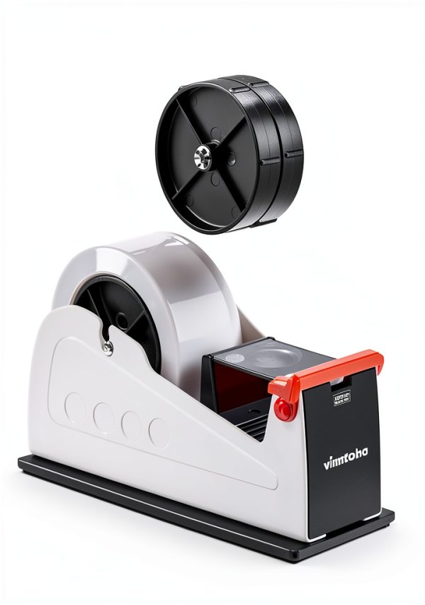 Heavy Duty 2-Inch Desktop Tape Dispenser Vimtoba Roll Base-5