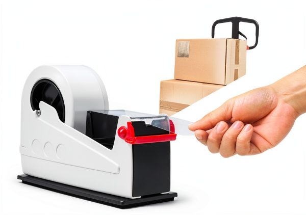 Heavy Duty 2-Inch Desktop Tape Dispenser Vimtoba Roll Base-6