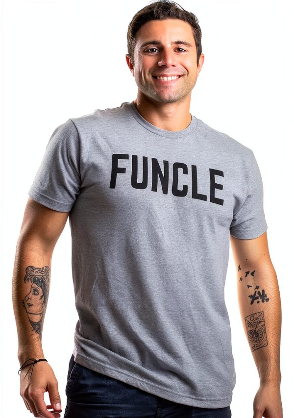 Fun Funny Uncle T-Shirt by Funcle Modern Fit Maternity Tee-1